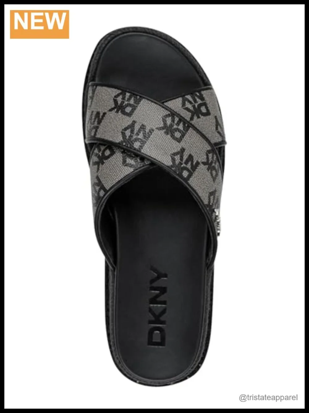 Criss Cross Espadrille Platform Sandal With Logo, Slip On Wedge, Ankle Strap